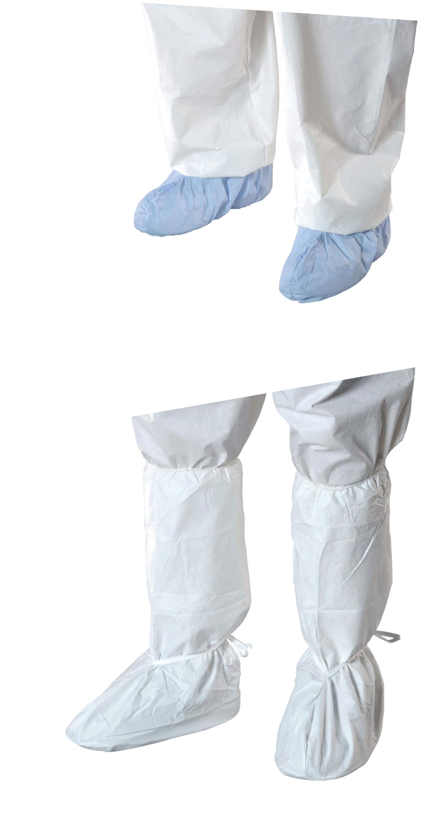 Cleanroom Shoe Covers; CPE, Fluid Impervious, XL, 500 pairs/case